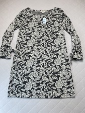 LOFT Outlet Dress Womens Small Petite Floral Long Sleeve Tie Cuff New NWT