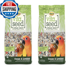 Higgins 2 Pack Of Vita Seed Natural Blend Conure And Lovebird Food 5 Pounds Each
