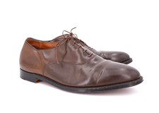 962 ALDEN 13 E BALMORAL PLAIN TOE OXFORD BROWN CIGAR SHELL CORDOVAN ABERDEEN