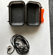 Wired In-Ear Monitor Earphones w/ Black Braid...