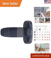 Elegant Grey Refrigerator Lock for Child Safety Easy Install, No Tools Needed