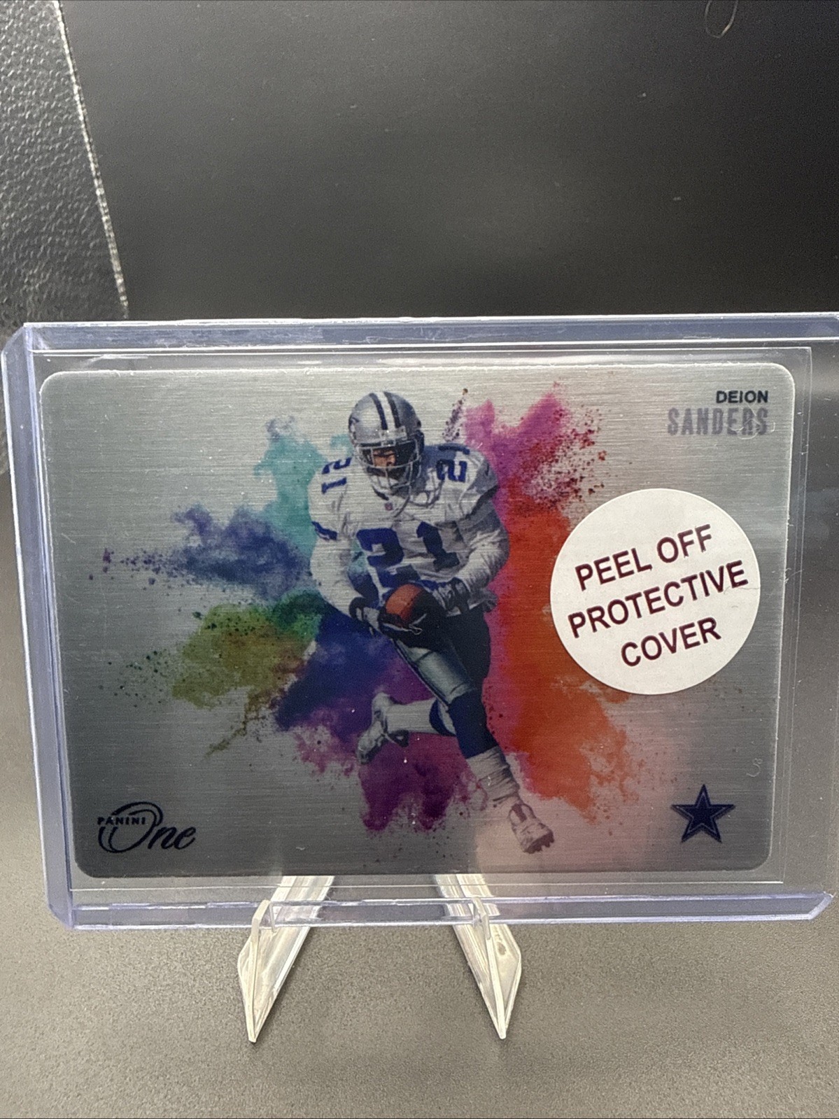 2024 Panini One Deion Sanders Metal Color Blast SSP Case Hit Cowboys CB-DSS