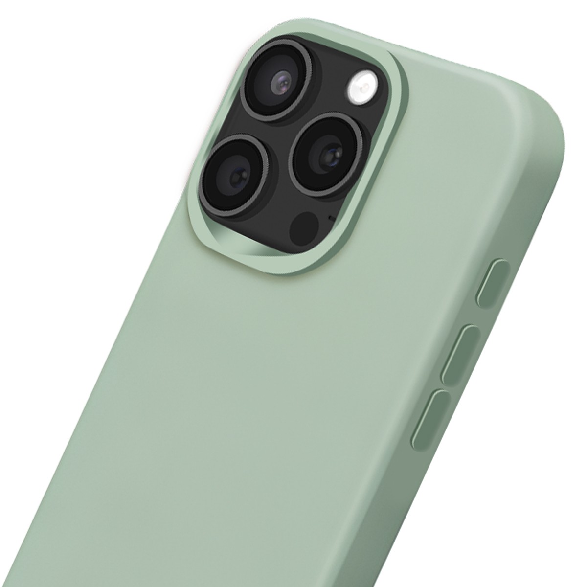 Coque iPhone 15 Pro SolidX induction antichoc verte coque de protection