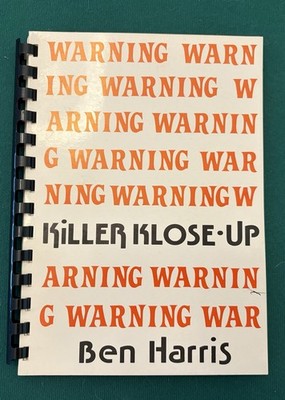 Ben Harris Book - First Edition 1983