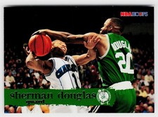 1995-96 Hoops #9 Sherman Douglas (w/ Muggsy Bogues)