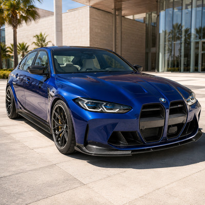 Aggressive M Style Carbon Fiber Front Lip W/O Splitter for BMW G80 M3 G82 G83 M4