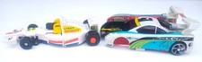 Hot Wheels Shogun Morphing Tuners Sea Racer 1:43 & Cyber Robot Transformer