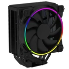 GameMax 500 Black CPU Cooler Heatsink And 120mm PWM Fan ARGB LED For Intel/AMD