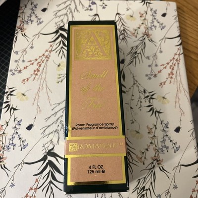 VTG AROMATIQUE SMELL OF THE TREE 4 OZ ROOM FRAGRANCE SPRAY GLASS BOTTLE
