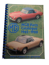 Mgb Parts Catalogue 1962-1980 Sprite Midget B C V8 Centre Mgb Parts Catalogue 1962-1980 Sprite Midget B C V8 Centre