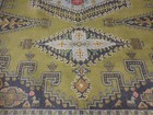Turkish Oushak Rug, Geometric Multicolored Handmade Bohemian Rug 9x12 Ft — photo 4