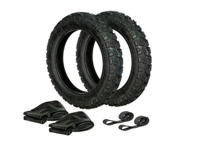 Set: 2x Reifen 3.00 x 12 Heidenau K57 M+S + 2x Schläuche + 2x Felgenband