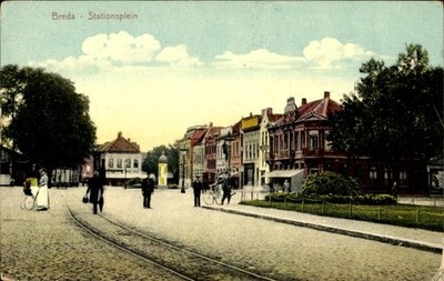 Ak Breda Nordbrabant, Stationsplein - 4627838