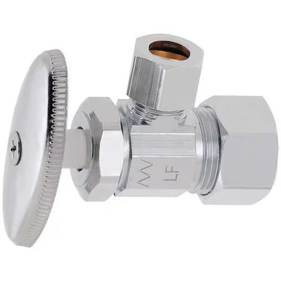 Multi-Turn Stop, Angle, 5/8 Inx3/8 In,  29-1019Lf