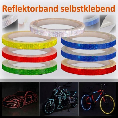 Reflektorfolie Reflexband Reflektorfolie Selbstklebend Reflektierend Klebeband