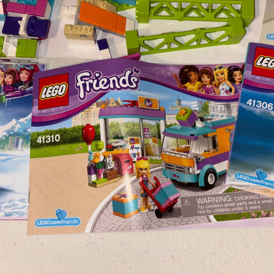 LEGO Juegos de Construcción Amigos Sin Cajas con Manuales y Minifiguras Lote Mixto de 5**LEER Foto 4 de 4