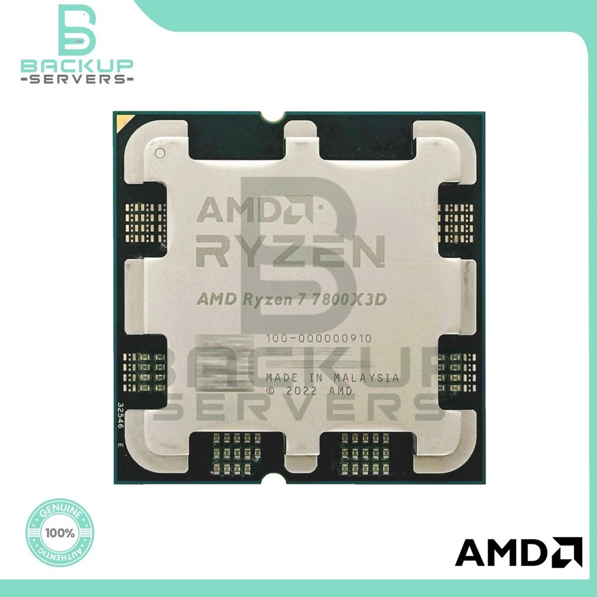 AMD Ryzen 7 7800X3D 8-Core 16-Thread 4.2GHz AM5 Desktop Zen4