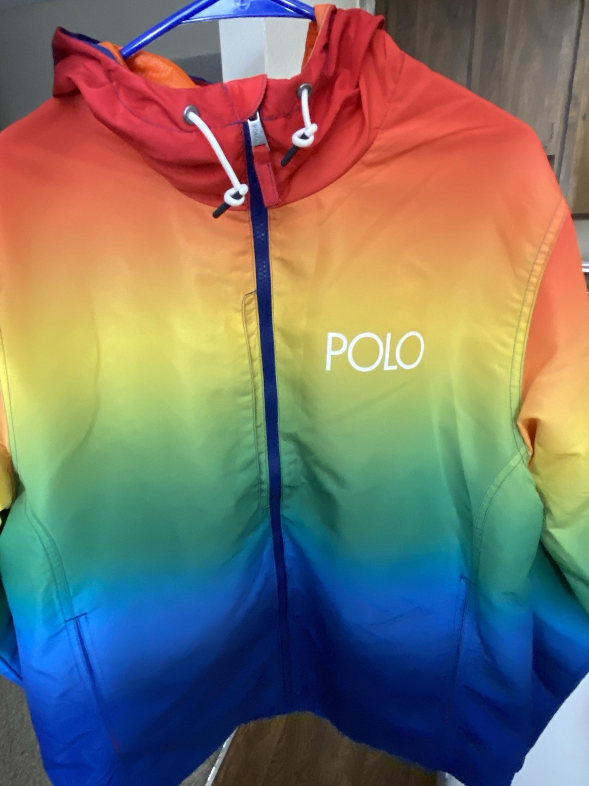 PONY Polo Ralph Lauren Ombre Giacca Idrorepellente Imbottita Taglia Media