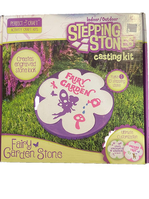 Perfect Craft Fairy Garden Tepping Stone Cast Kit