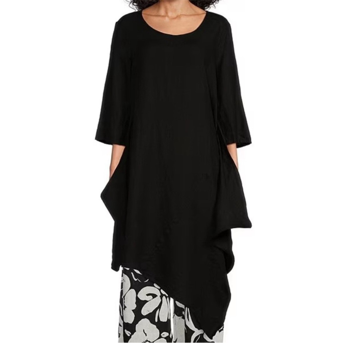 Bryn Walker 100% Linen Black Dress Size Large | eBay Bryn Walker 100% Linen Black Dress Size Large | eBay