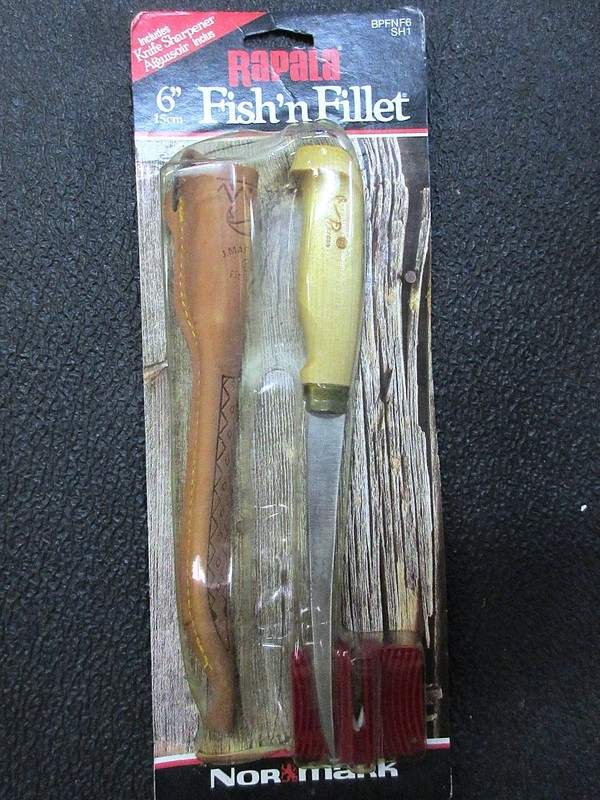 Rapala 6 Inch Fish n Fillet Knife and Sheath - NEW In Package Stainless 