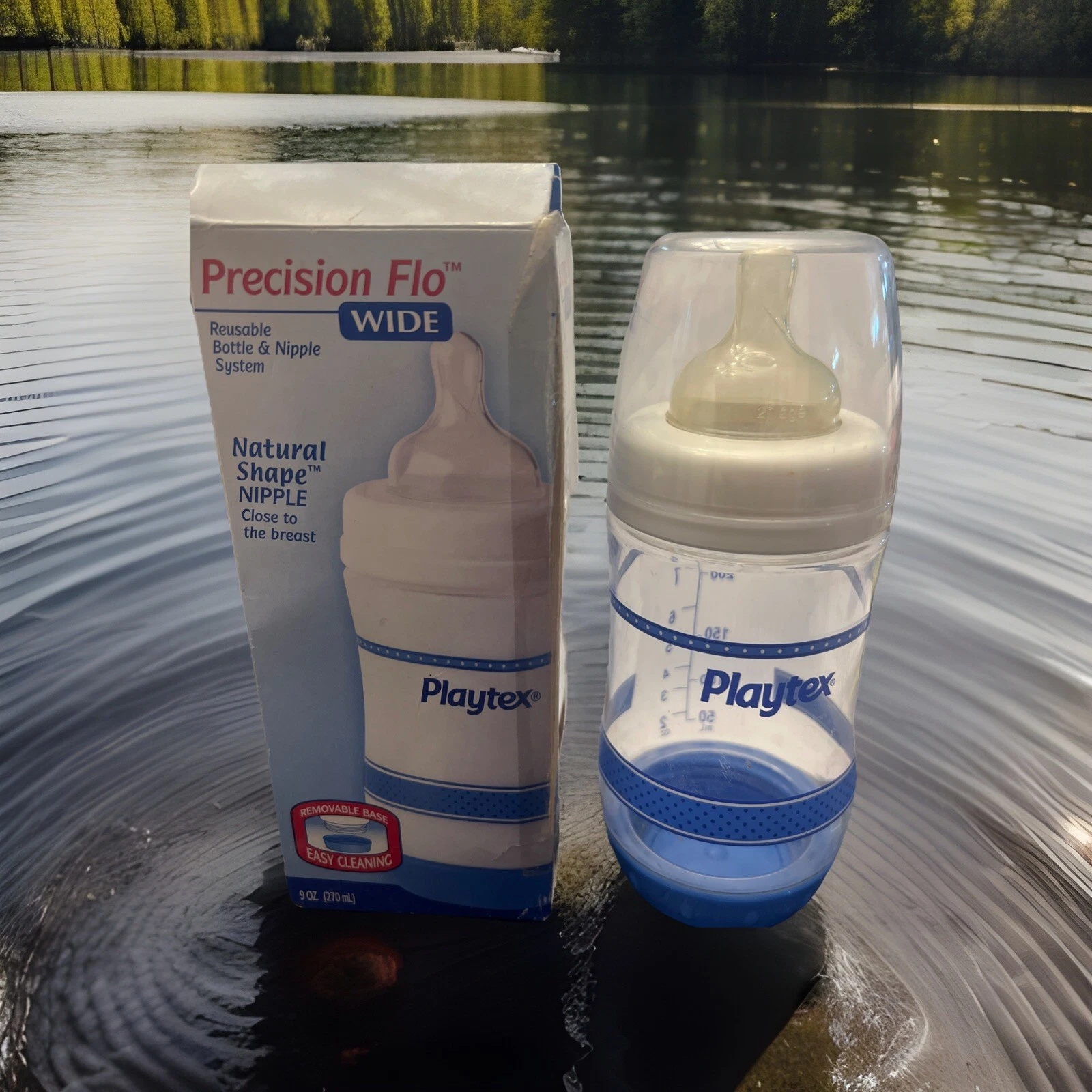 Platted precisio. Flo wide neck 9 Oz NIB