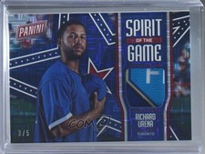 2018 Father's Day Spirit of the Game Relics Escher Squares 3/5 Richard Urena fm0
