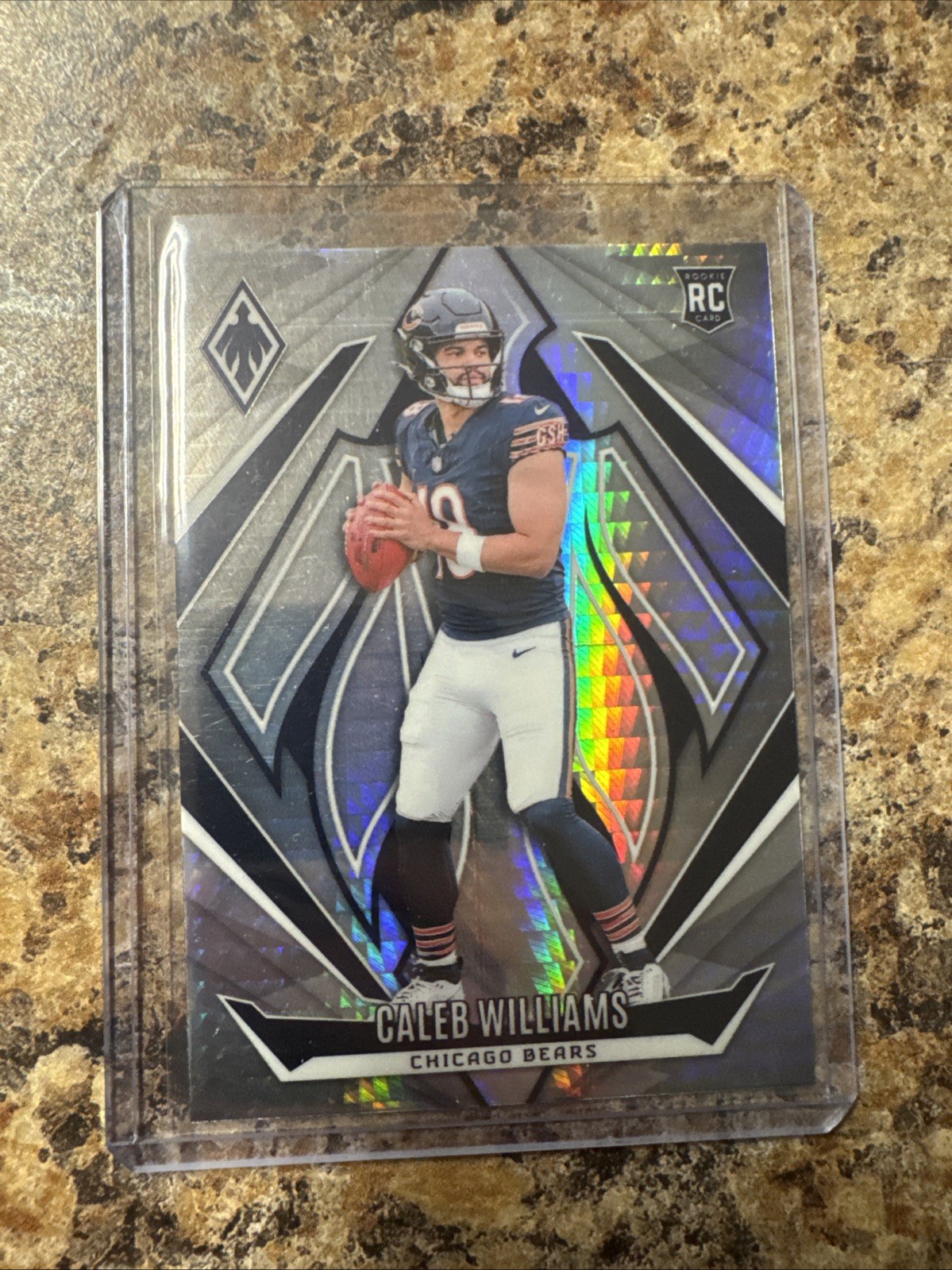2024 Panini Phoenix Caleb Williams Silver Hyper Rookie #151 (RC) Chicago Bears