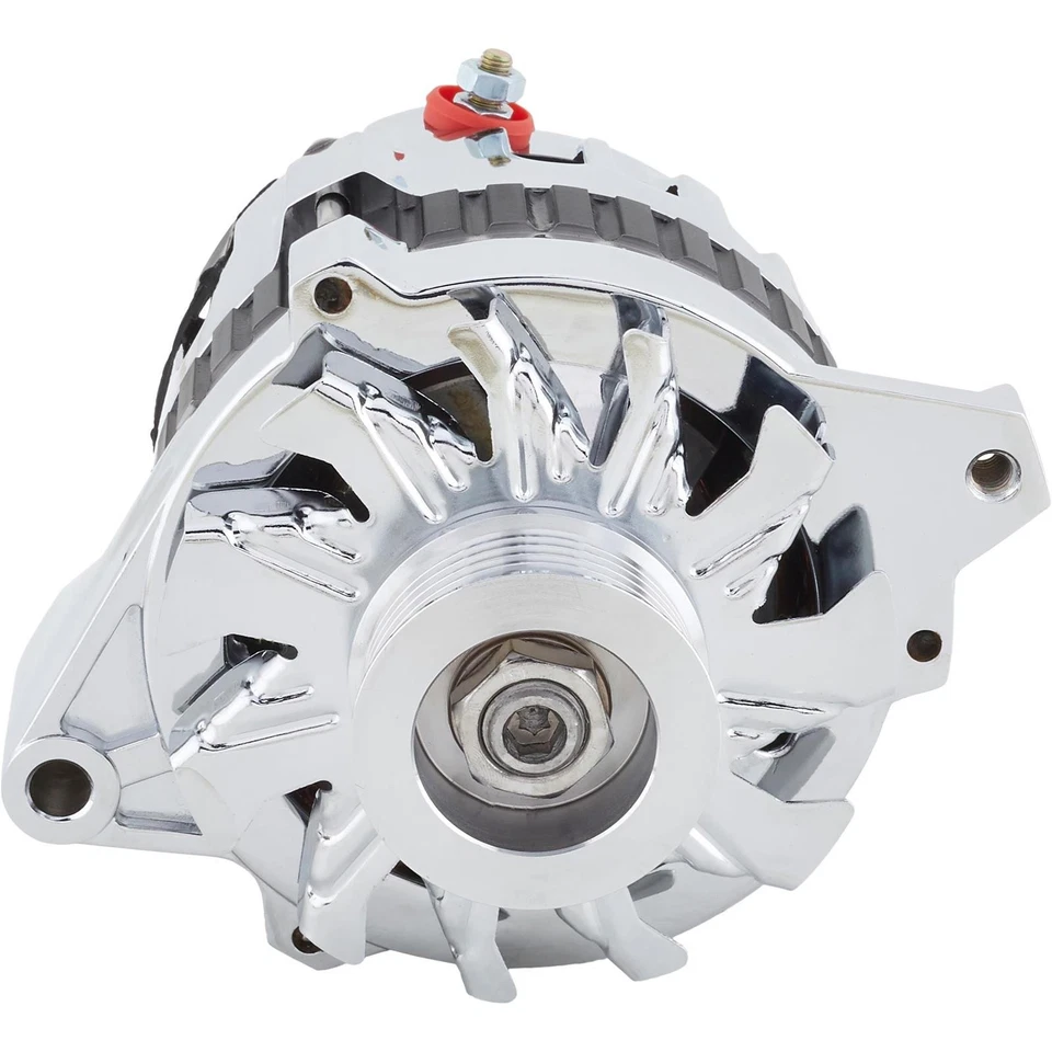 Alternador GM CS-130 Style 220 Amp, Polea Serpentina, Negro Foto 2 de 4