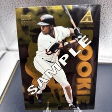 CURTIS GOODWIN Rookie Sample Promo Card #113 Pinnacle Zenith Edition 1995. rookie card picture