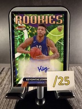 2023-24 Topps Finest Rookie Finest Autographs Keyontae Johnson /25 - OKC