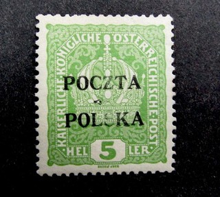 nystamps Poland Stamp # 42 Mint OG H $650 Y22y2600
