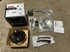 Delta B114900C-SS Foundations Single-Handle Spray Tub Shower Faucet Nickiel NEW