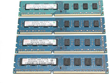 HMT351U6CFR8C-H9 4GB 2Rx8 PC3-10600U 240-Pin DDR3 SDRAM Desktop Memory 4X4Gb 16