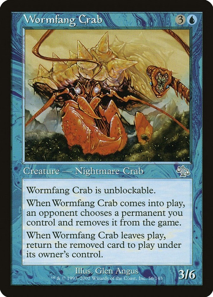 Wormfang Crab - 56 - Judgment - MTG