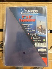 Ultra Pro 4" X 6" Toploader 25ct Top Loaders Ultra Clear NEW TOP LOADER