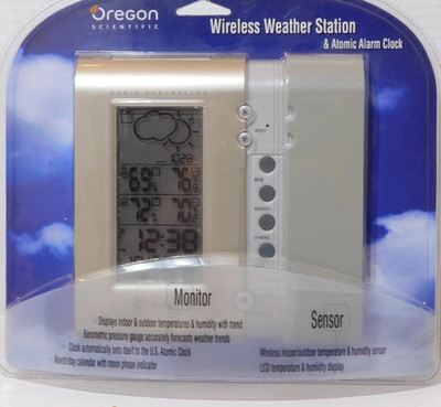 Oregon Deluxe Weather Forecasting & Self Setting Clock