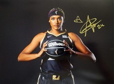 Aaliyah Edwards Autographed 8.5x11 Photo Basketball WNBA Connecticut Suns 