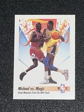 SkyBox 1991-92 Michael Jordan Magic Johnson #333 NBA Finals Bulls Lakers