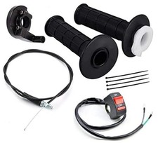 7/8" 22mm Twist Throttle Cable Handle Kit for 50 90 110 125 140 196 212cc Pit