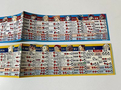 Street Fighter Zero 3 Capcom CPS2 Arcade Art Set & Secret File