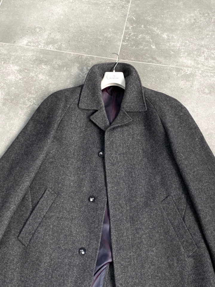 Men's SALKO LODEN Himalaya Wool Long Raglan Trench Coat Jacket EU 54-56 UK 44-46 - Image 4 of 4