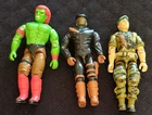 GI Joe Vintage 3.75” Action Figures 87 LT Falcon 93 Blanka 92 Headhunters