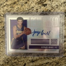 2017-18 Panini Status - New Breed Lonzo Ball #NB-LBL (AU, RC)