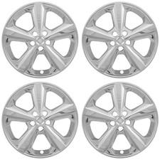 4 Chrome 18 Wheel Skins Hub Caps Full Alloy Covers For 2015-2021 Ford Edge Se 4 Chrome 18 Wheel Skins Hub Caps Full Alloy Covers For 2015-2021 Ford Edge Se