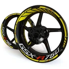 Wheel Stickers Rim Tape Decals Set "Classic" for Suzuki GSX-R750 Motorcycle