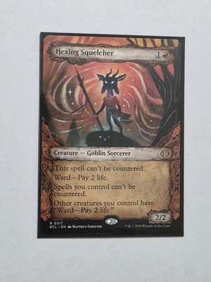 Hexing Squelcher - Borderless - Showcase - Lorwyn Eclipsed - Near Mint