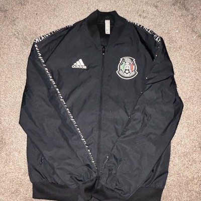 Adidas Mexico National Team Bomber Jacket size s Black 2019 equipo nacional mex