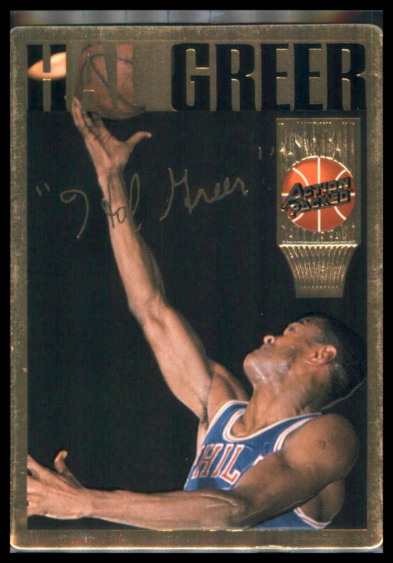 1995 Action Packed Hall of Fame Hal Greer #28 Philadelphia 76ers