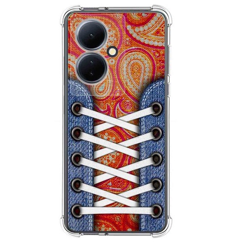 GOKEN Cover per Vivo V29 Lite 5G, TPU Silicone Galvanotecnica Phnom Penh Custodia, Soft Rubber Protettiva Case, Antiurto Antiscivolo Protezione Shell, Blu